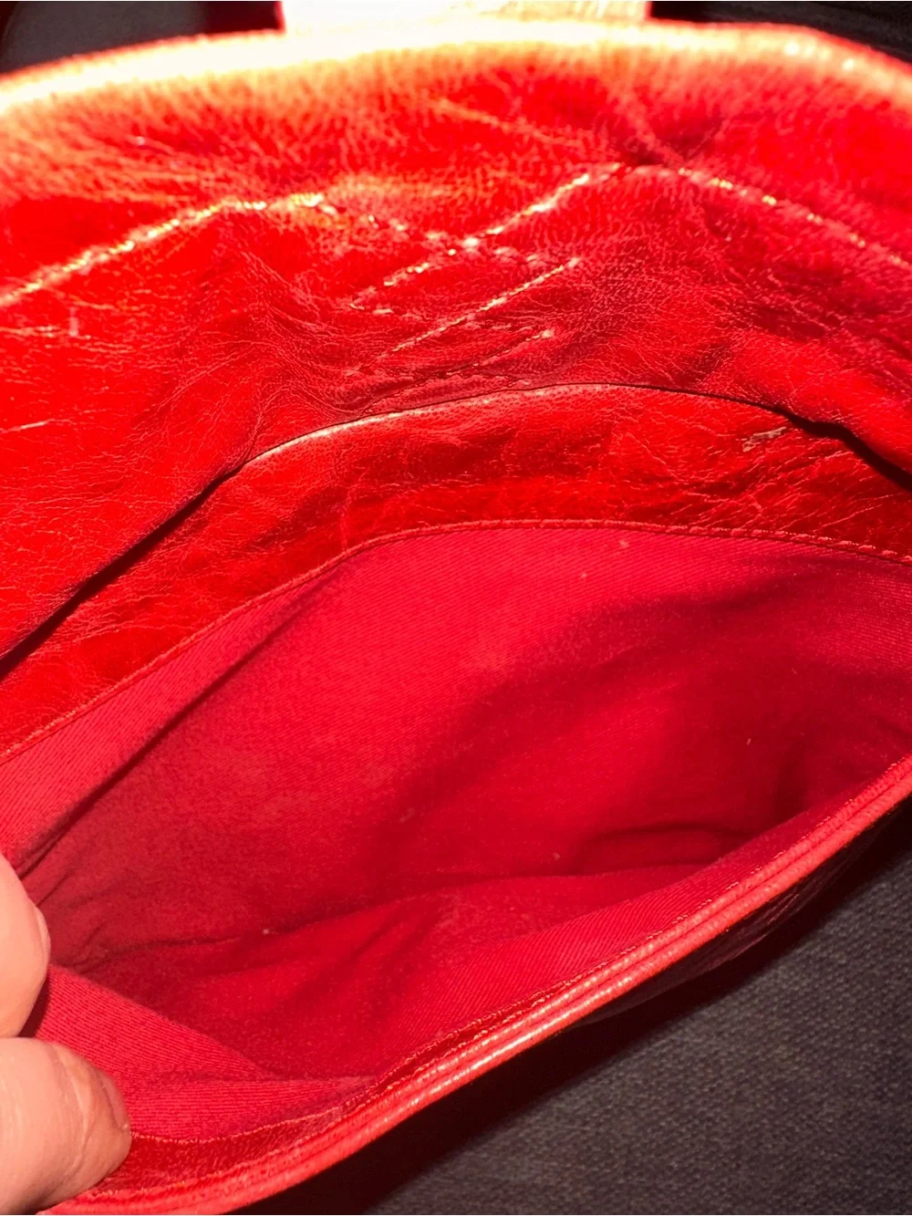 Zadig & Voltaire Red Leather Bag - Johnny Crush - Picture 7 of 8